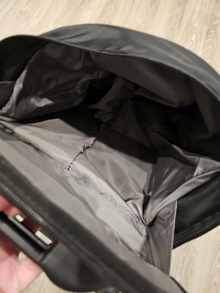 Amazon Essentials Wheeled Rolling Duffel Bag, 30-Inch (76.2 cm) Checked-Size, Expandable, Shoe Compartment, Telescoping Handle, Black customer photo 2