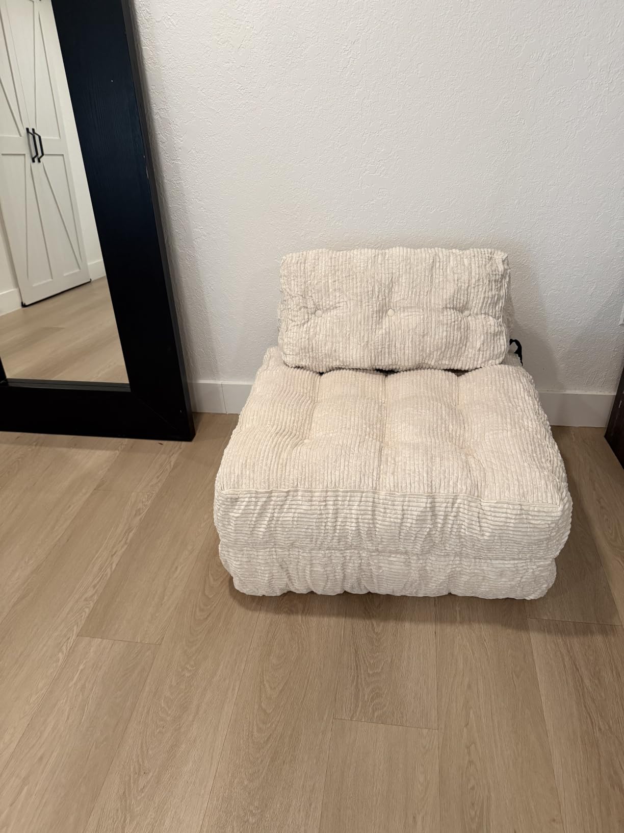 MAXYOYO Folding Sofa Bed, Convertible Chair Bed with Pillow customer photo 1