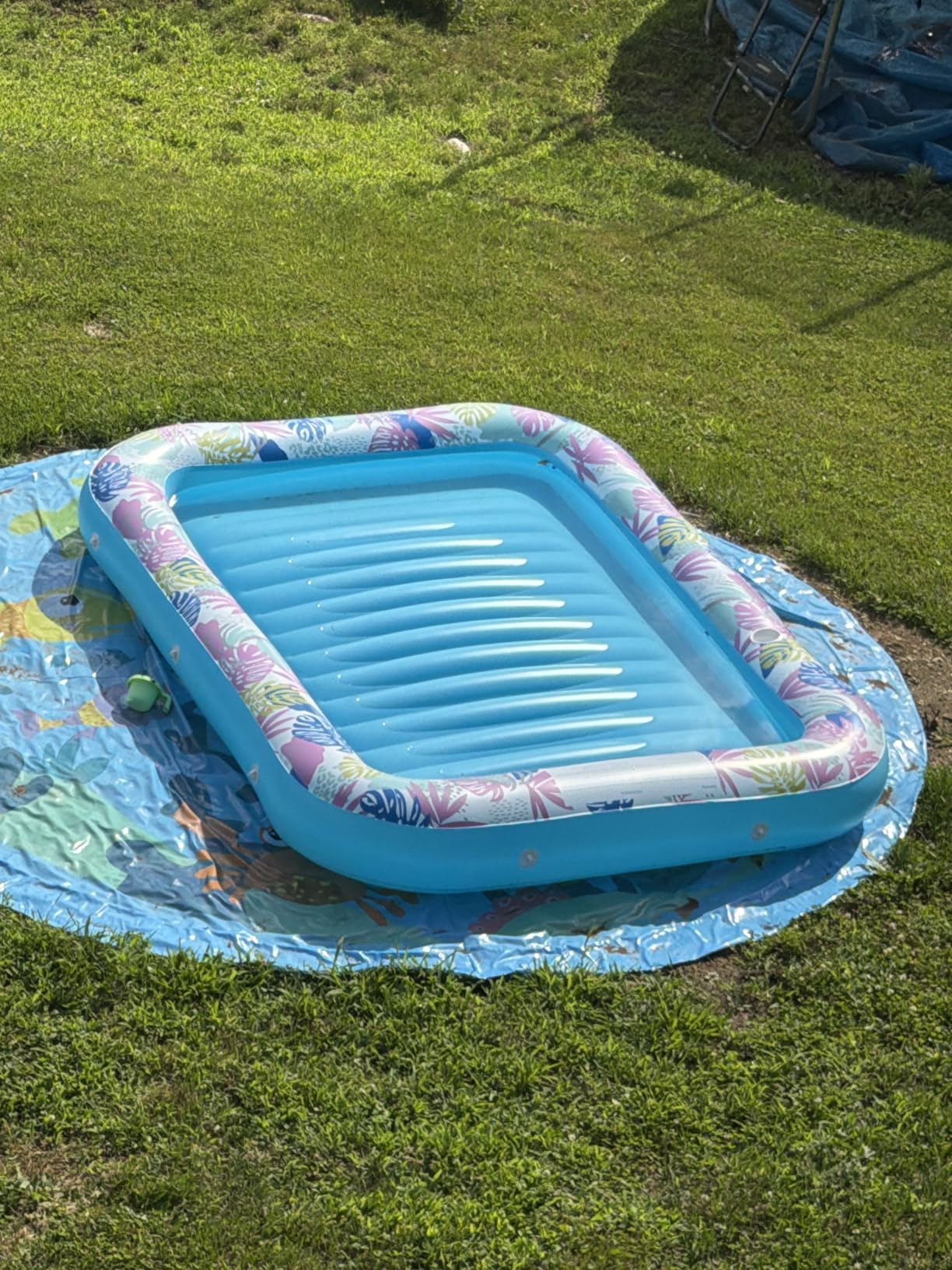 OKSUWATER Inflatable Tanning Pool Lounger, 87