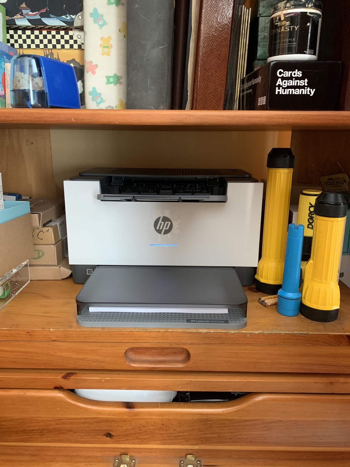 HP LaserJet M207dw Laser Wireless Printer, Black and White, Duplex, Best-for-Office customer photo 1