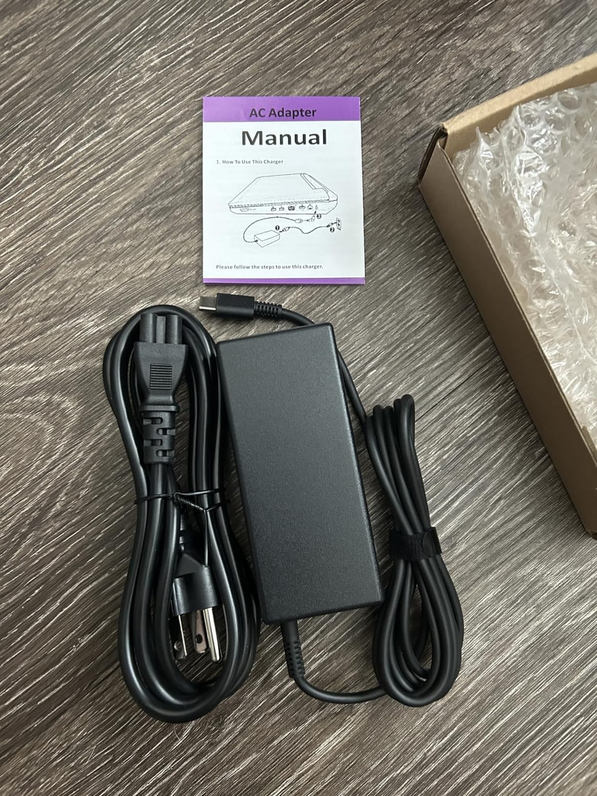 Universal 65W USB C Laptop Charger Compatible with HP chromebook Lenovo Dell Acer Asus Samsung Google Computer Type C Power AC Adapter customer photo 2