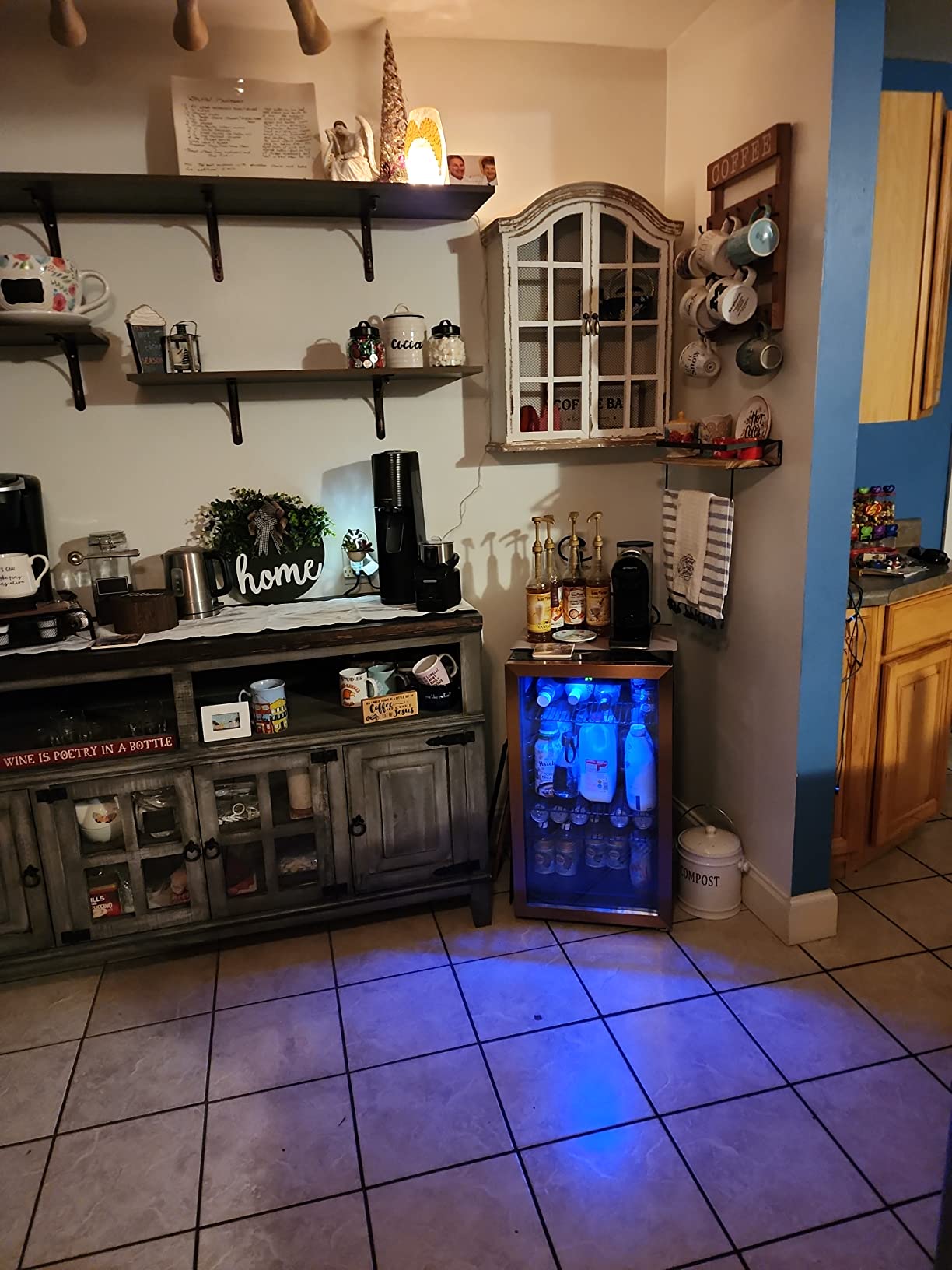 Antarctic Star 24 Inch Wine Fridge, 52 Bottle Wine Cooler Refrigerator. 39-64°F Dual Zone Wine Refrigerator Glass Door, Built in or Freestanding Under Counter Fridge for Home Bar Office customer photo 2