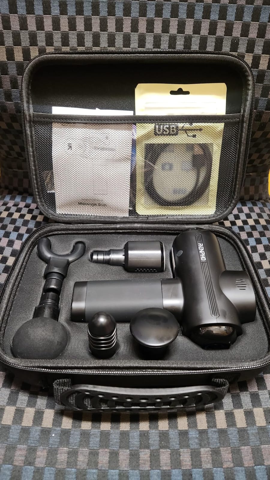 RENPHO Active Thermacool Massage Gun Deep Tissue with Heat & Cold, 5 Speeds | Back Massager for Deep Tissue Muscle Relief, Percussion, Gift For Men, Women & Athletes, FSA Eligible HSA, Carry Case customer photo 2
