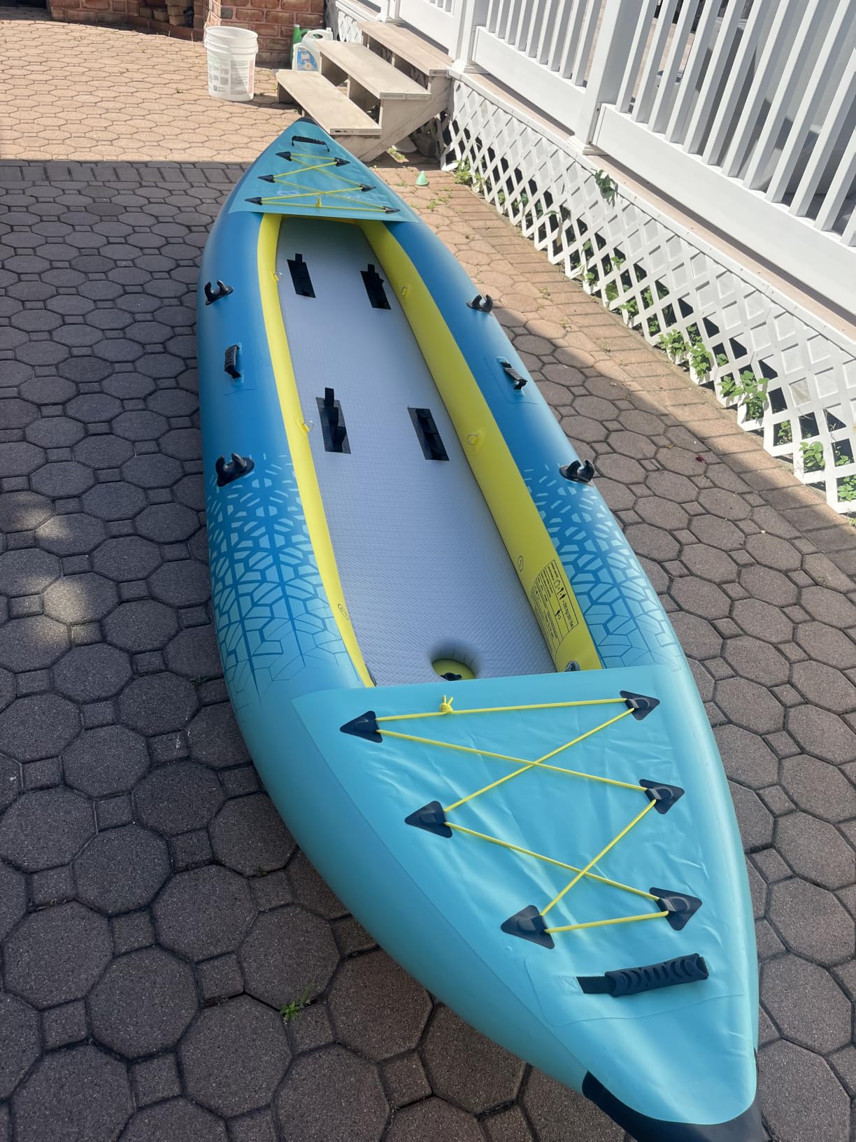 S AFSTAR Inflatable Kayak, 2 Person Canoe with 507 lbs Capacity, Drop-Stitch Floor, All Accessories & Carry Bag, 12.5 ft Large Sit in Tandem Kayak for Fishing, Camping & Exploring for Adults customer photo 1