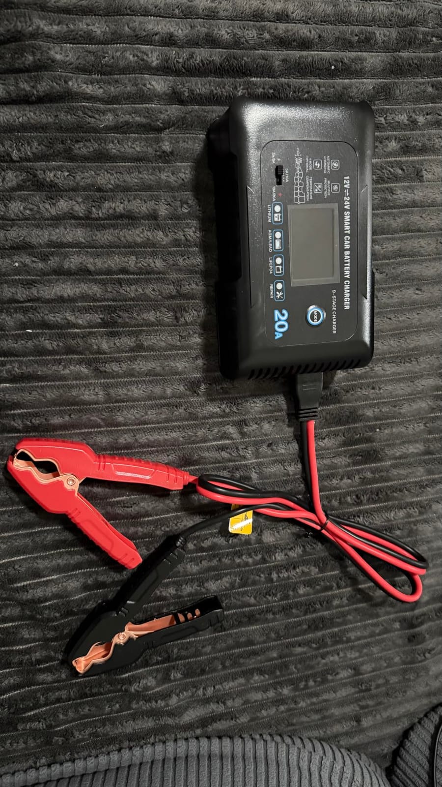 20A Car Battery Charger, 12/24V Smart Trickle Charger & Maintainer customer photo 2