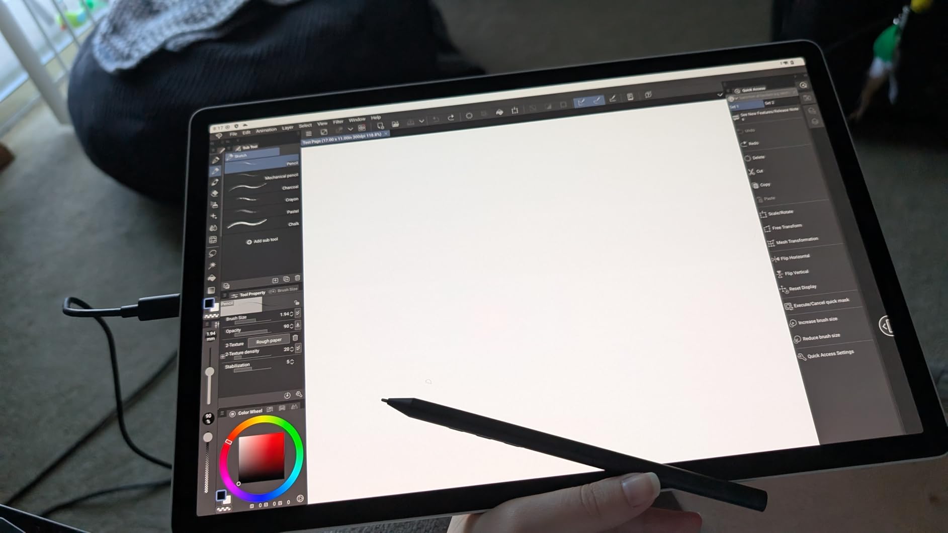 Wacom MovinkPad 11, Android Mobile Drawing Tablet, with Pro Pen 3 customer photo 2