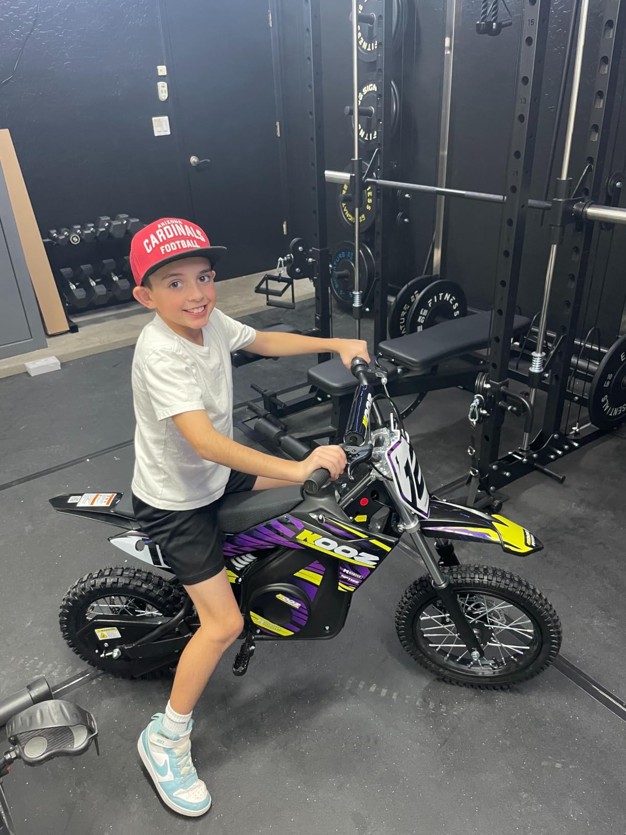 KOOZ HP112E 36V 1000W Electric Dirt Bike Electric Motorcycle for Kids,Green customer photo 2