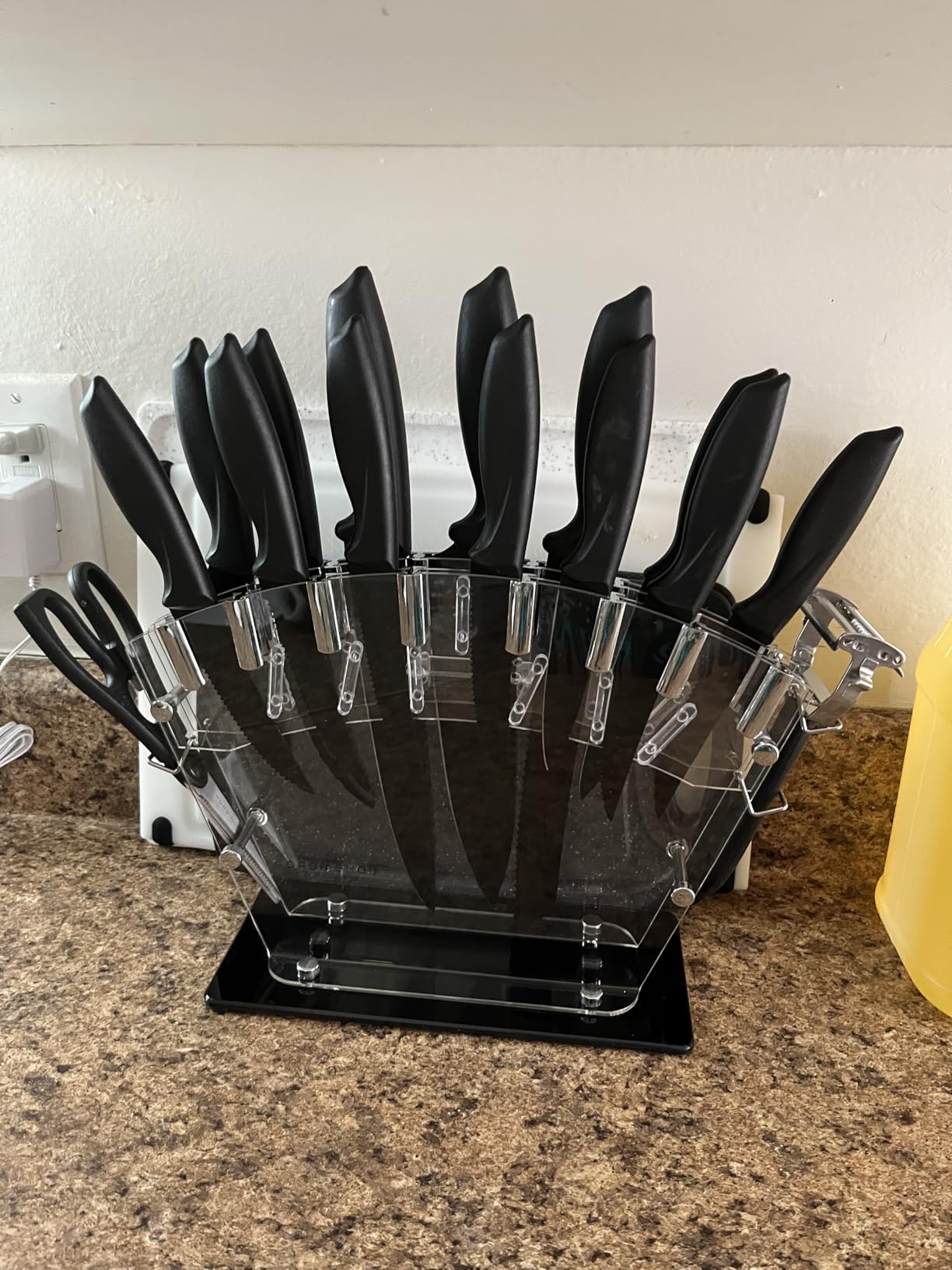 Home Hero 15-Piece Kitchen Knife Set - Knife Block Set customer photo 2