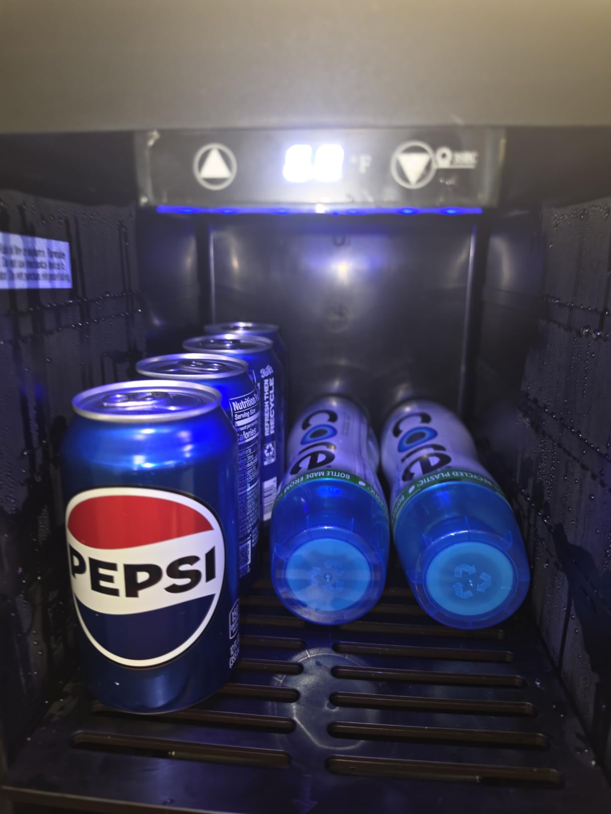 Feelfunn 24 Can Beverage Refrigerator, Mini Fridge, Black customer photo 2