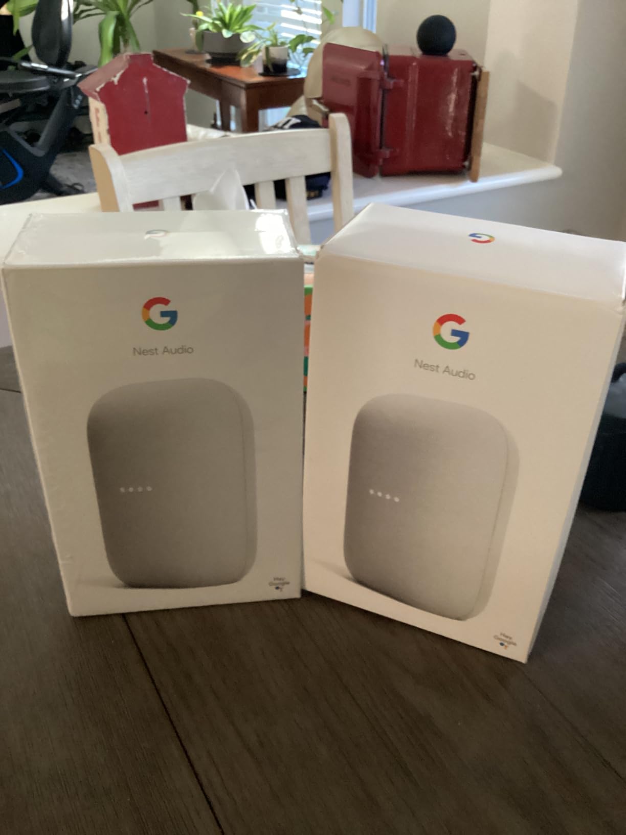 Google Nest Audio (3-Pack) Smart Speakers – Multi-Room Wireless Home Speaker Bundle with Bluetooth, Wi-Fi, Assistant, Stereo Sound, Voice Control & Smart Home Integration customer photo 1