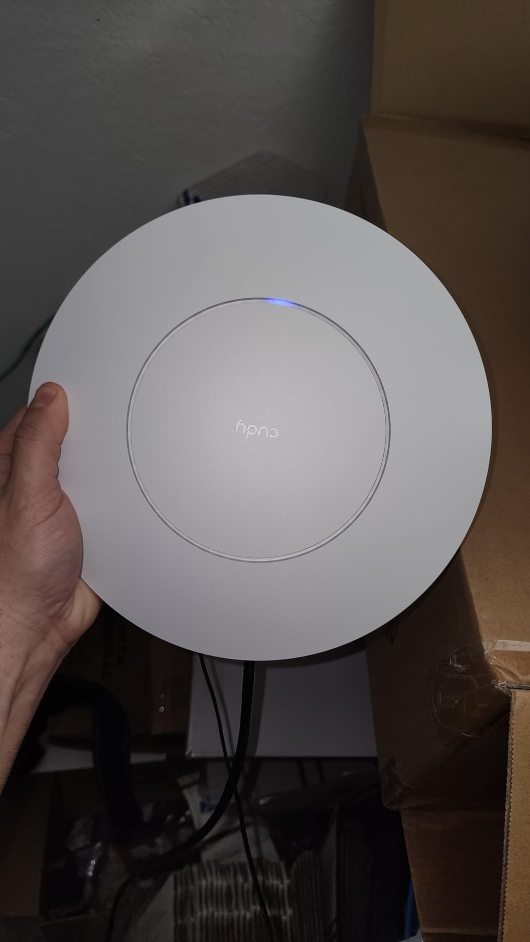 Cudy BE3600 Dual-Band Wi-Fi 7 Ceiling Mount Access Point, AP3600 | 2882+688 Mbps, 1400 sq ft, 200+ Clients, Captive Portal, Cloud Managed, 2.5GbE PoE In, GbE Out, No power adapter included customer photo 2