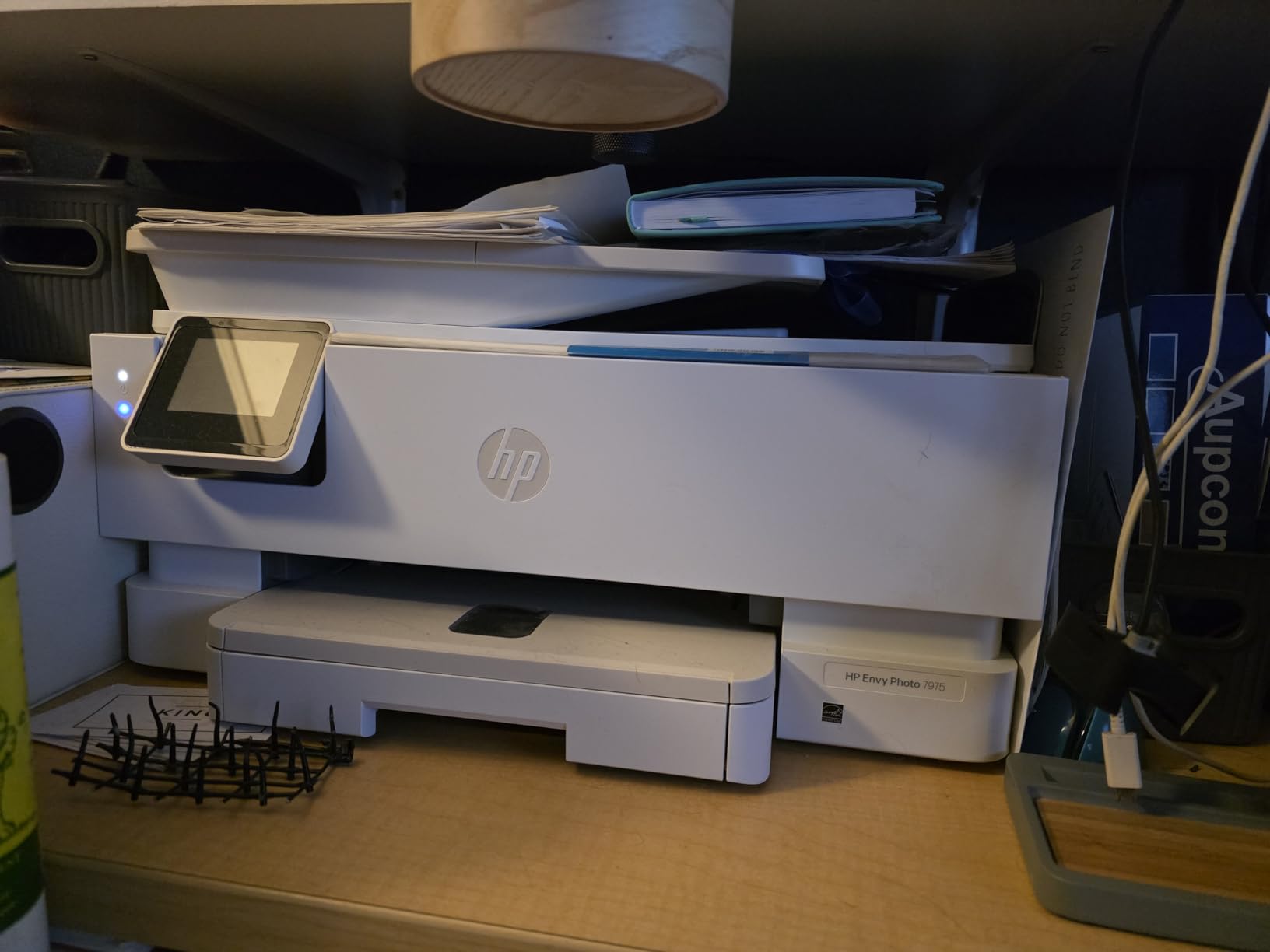 HP Envy Photo 7975 Wireless Color Inkjet Photo Printer, Print, scan, Copy, Easy Setup, Mobile Printing, Best-for-Home, 3 Month Instant Ink Trial Included, AI-Enabled (B63K3A) customer photo 1