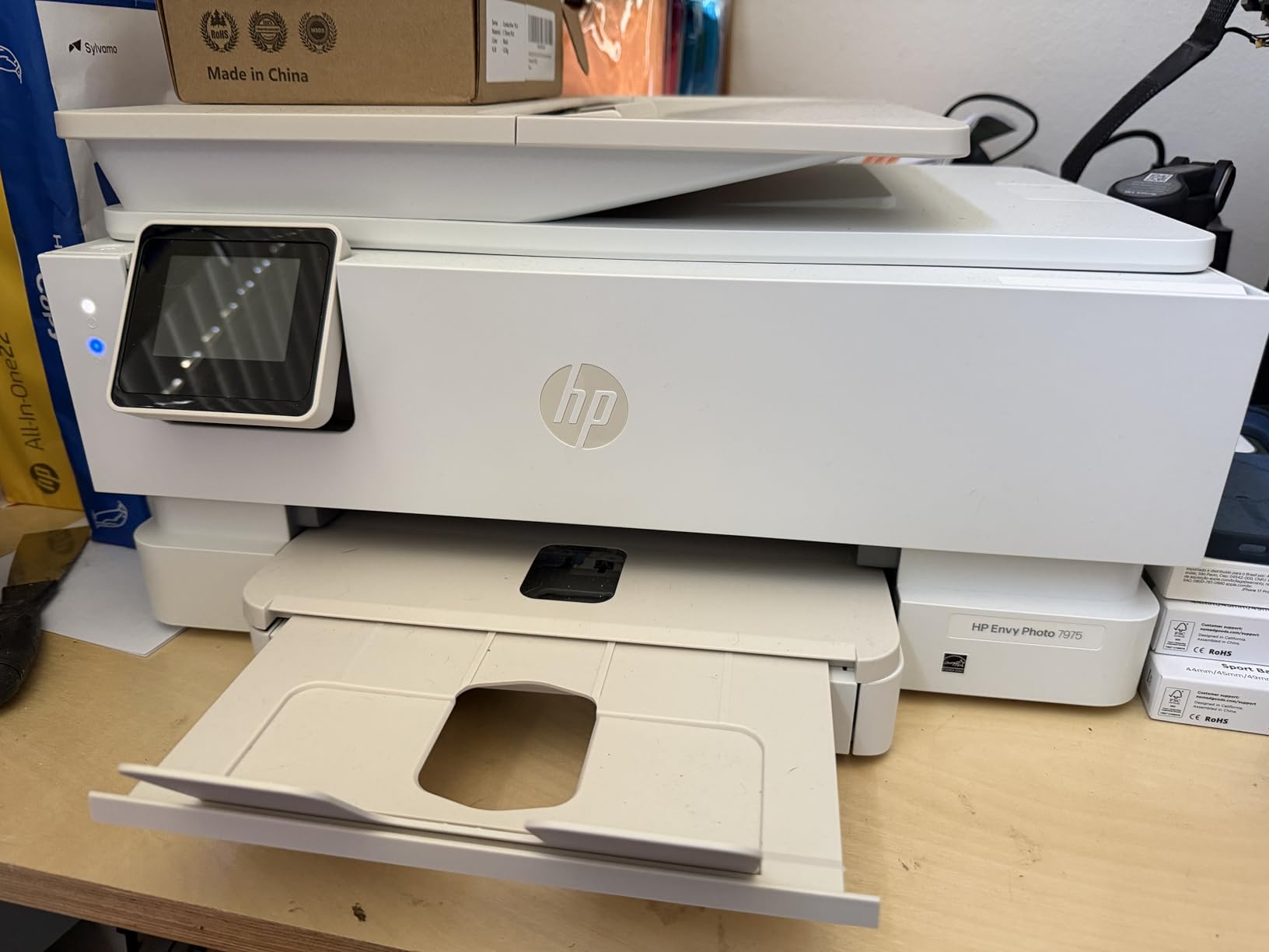 HP Envy Photo 7975 Wireless Color Inkjet Photo Printer, Print, scan, Copy, Easy Setup, Mobile Printing, Best-for-Home, 3 Month Instant Ink Trial Included, AI-Enabled (B63K3A) customer photo 2
