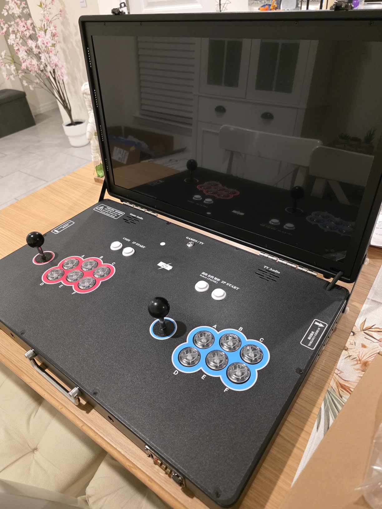 Portable Foldable Tabletop Arcade Machine 27-inch Screen customer photo 1