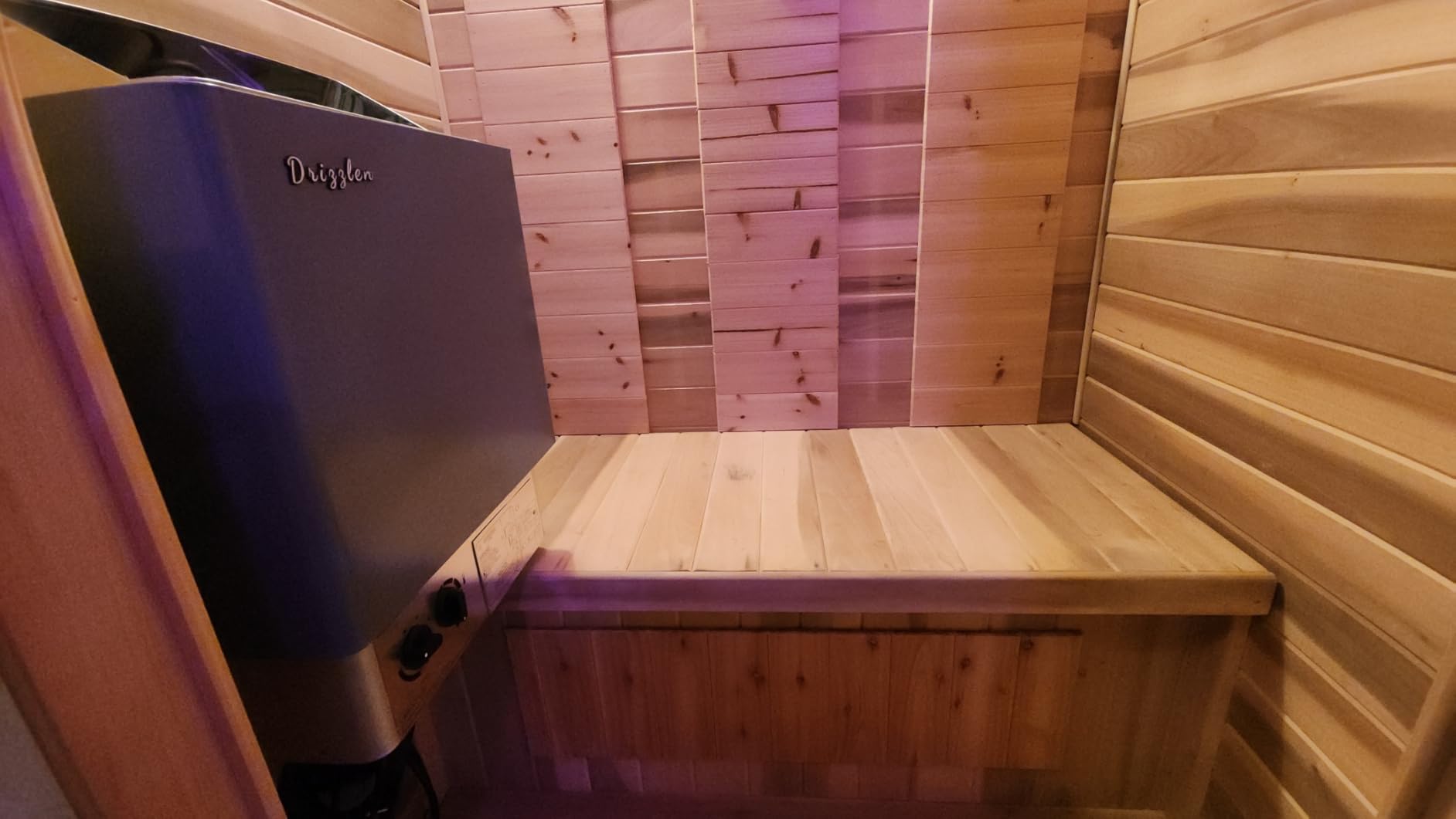 Drizzlen 2kW 110V Sauna Heater with Plug - Electric Sauna Heater, Plug and Play, Heats 100 cu. ft. in 30 Minutes customer photo 2
