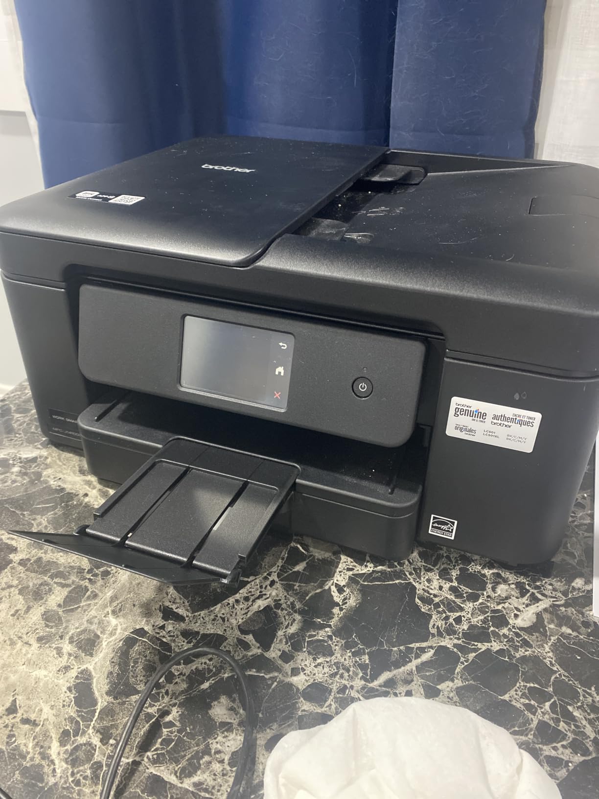 Brother Work Smart 1410 Wireless Color Inkjet All-in-One Printer with 2.7” Touchscreen and Automatic Duplex Printing | Includes Refresh Subscription Trial(1) (MFC-J1410DW) customer photo 1