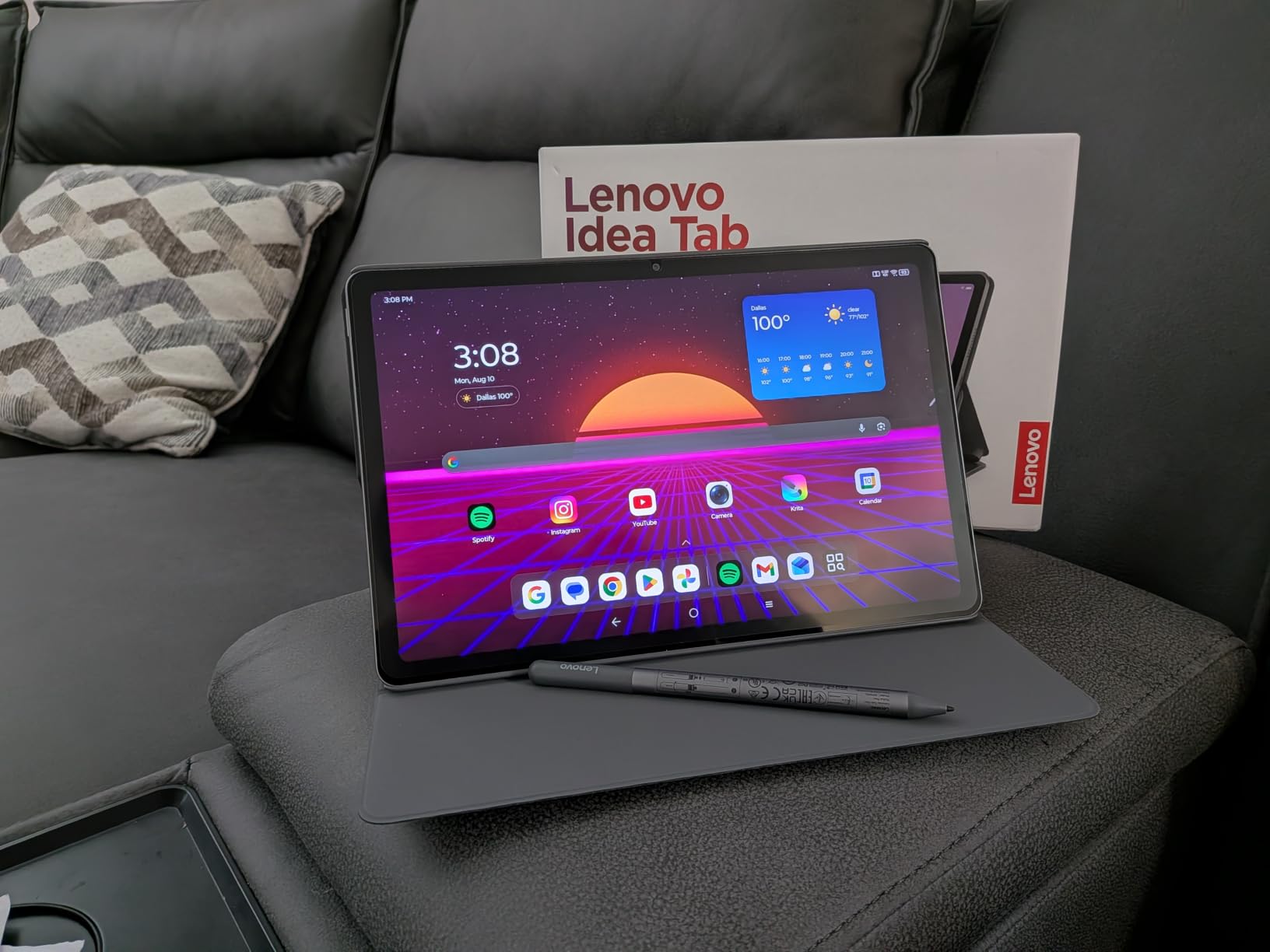 Lenovo Idea Tab - College Tablet - 11″ 2.5K IPS Touchscreen Display - 90Hz - MediaTek Dimensity 6300-8 GB Memory - 256 GB Storage - Integrated Arm Mali-G57 MC2 - Tab Pen and Folio Case customer photo 1