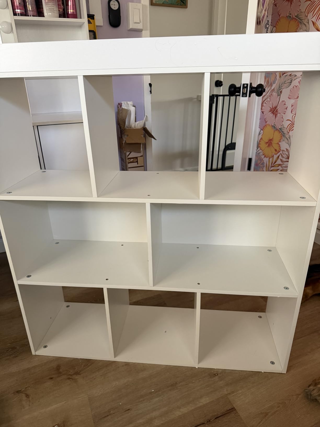 VASAGLE Bookshelf, 8 Cubes Storage Organizer, 25.7 x 9.4 x 51 Inches customer photo 1