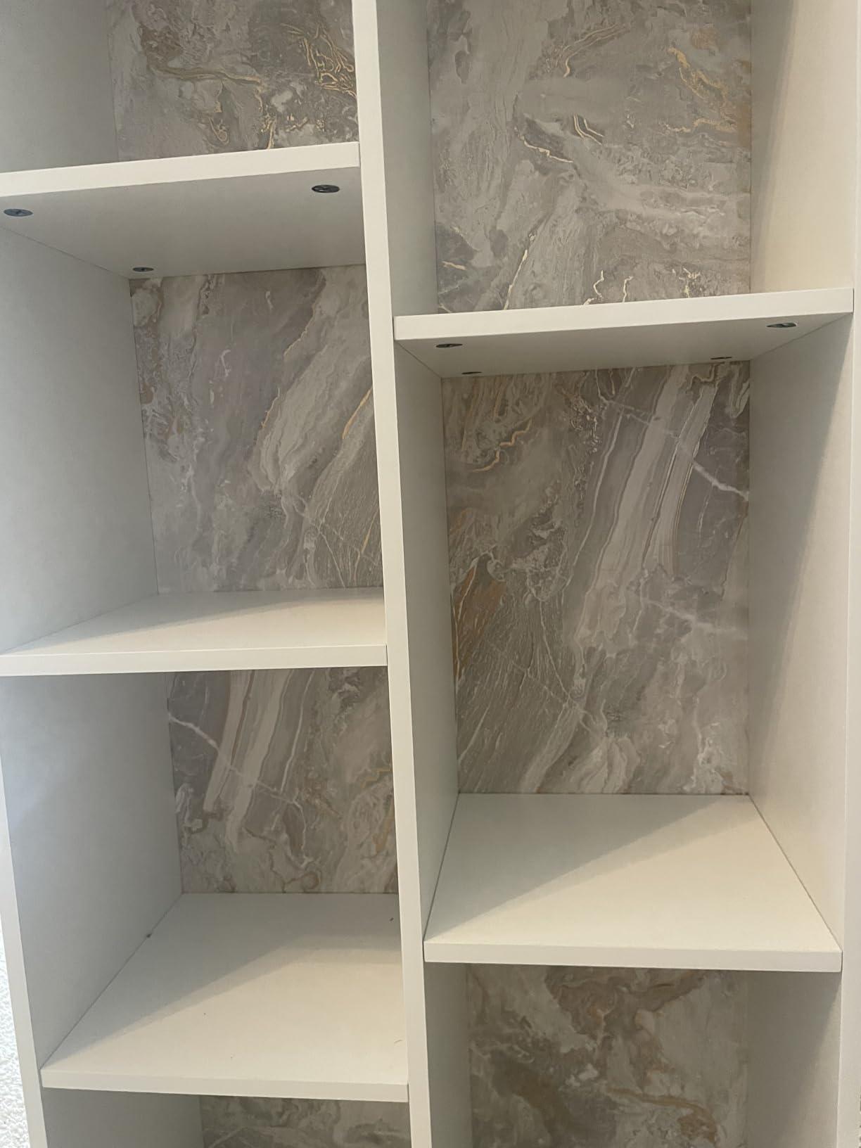 VASAGLE Bookshelf, 8 Cubes Storage Organizer, 25.7 x 9.4 x 51 Inches customer photo 2
