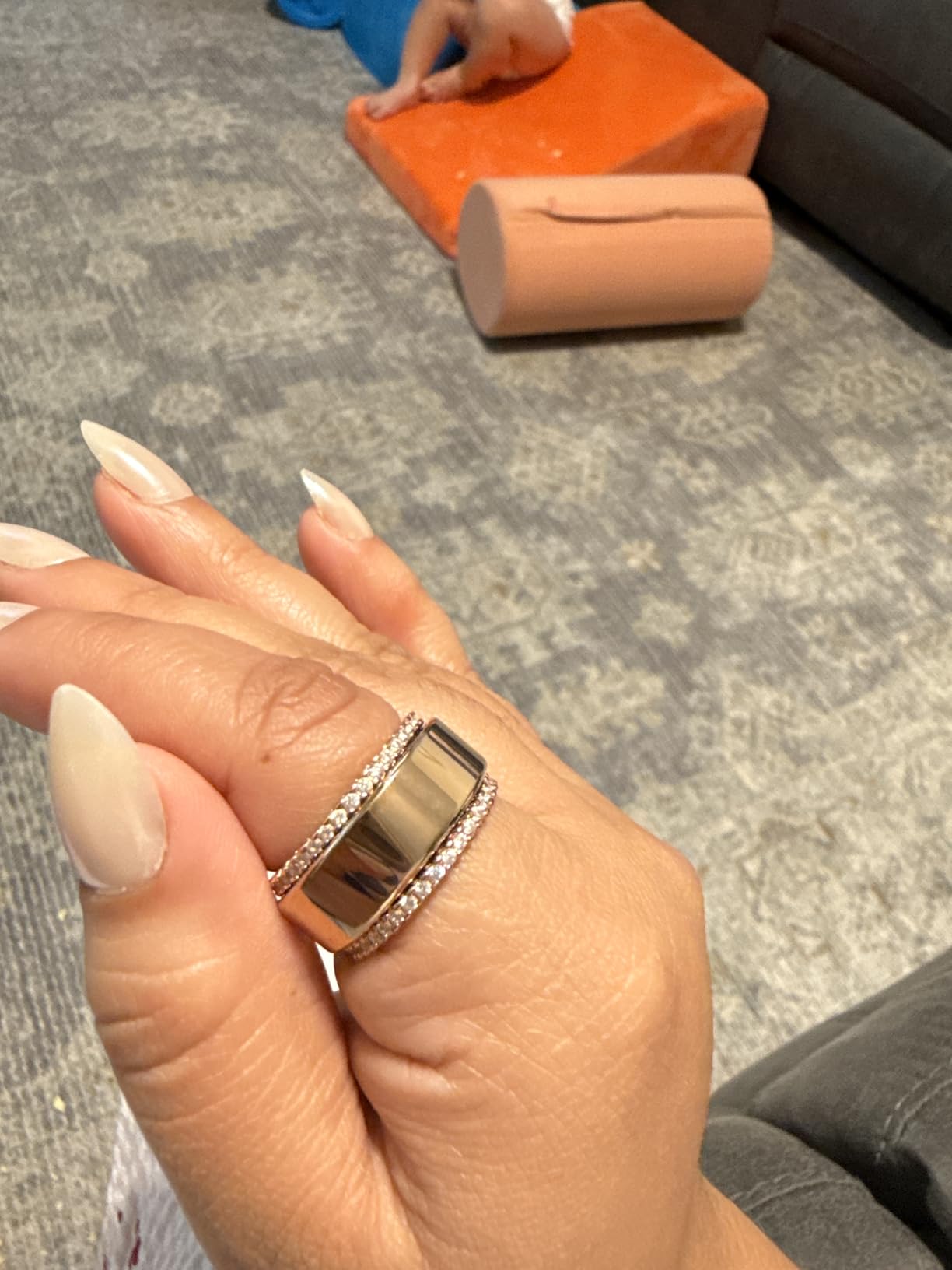 Smart Ring for Women, Health Tracker & 5ATM, COLMI R02. (Silver, 7#) customer photo 2