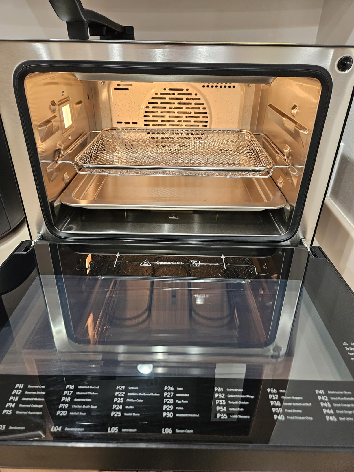 FOTILE HYZK32-E3-B ChefCubii 1.1 cu. ft. 4-in-1 Combi-Steam Oven with Steam-Bake, Air Fry, Convection, Dehydrator Functions, and 50 Preset Menus, Black customer photo 2