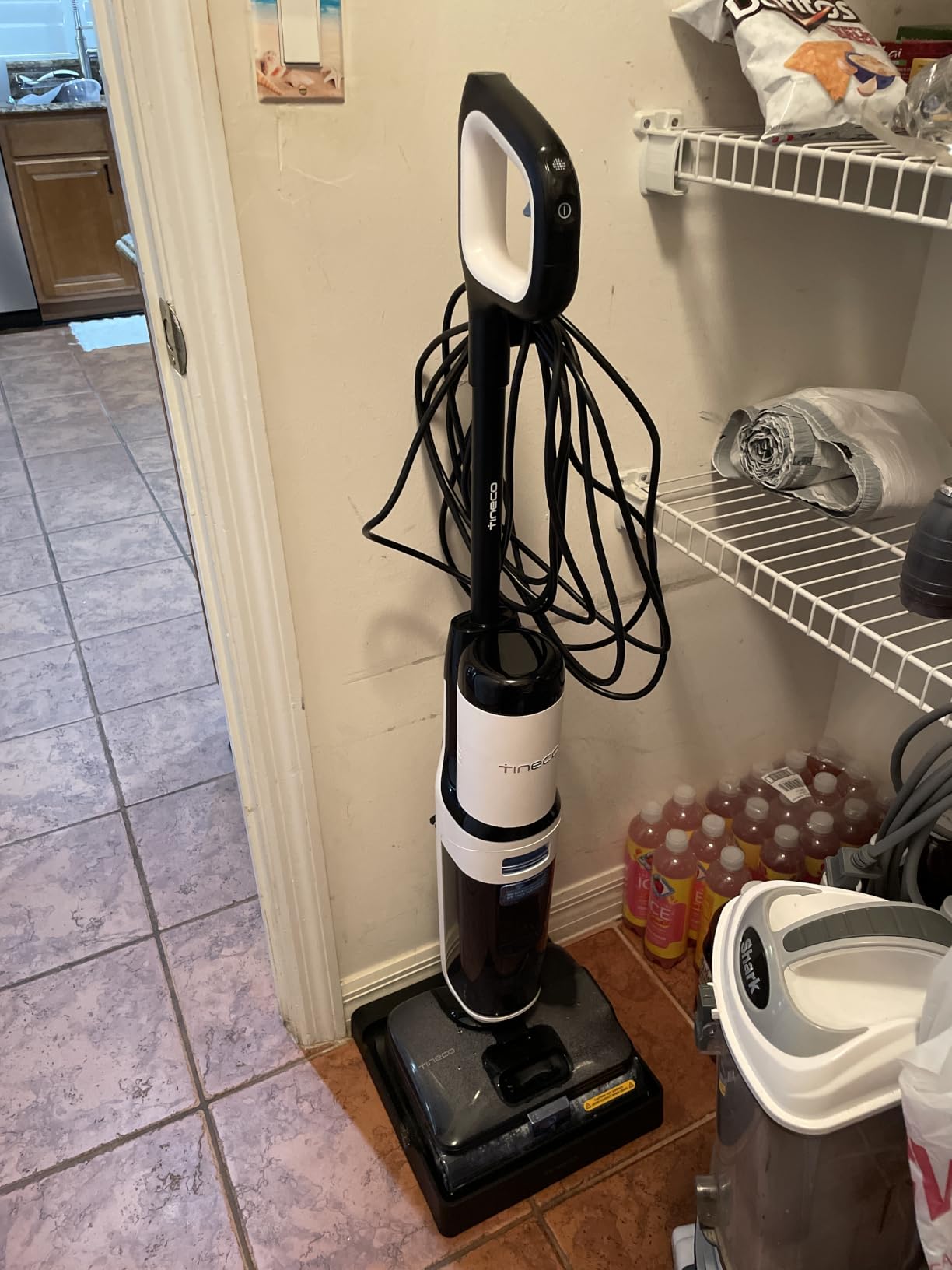Tineco Corded 3-in-1 Wet Dry Vacuum Mop with Steam Function, Floor ONE S6 Stretch Steam BoostSteam, 320℉ High-Temp Steam Cleaning, 180° Lay-Flat, Anti-Tangle Design, One-Touch Self-Cleaning customer photo 2