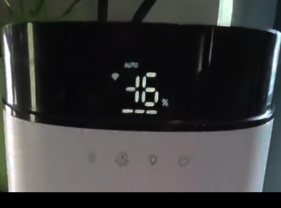 DREO 16L Smart Humidifier Large Room 1000 ft², 130H Runtime, 30dB, Top Fill | Auto Mode, Remote/Touch/Voice & APP Control, Clean Tank Technology, RGB Light, Cool Mist Humidifiers 755S for Bedroom, White customer photo 2