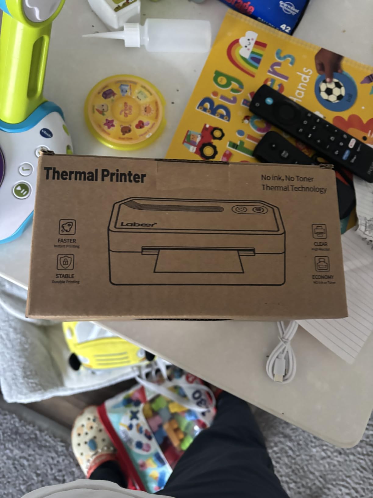 Labeer Bluetooth Thermal Shipping Label Printer, Wireless 4x6 Printer Black customer photo 2