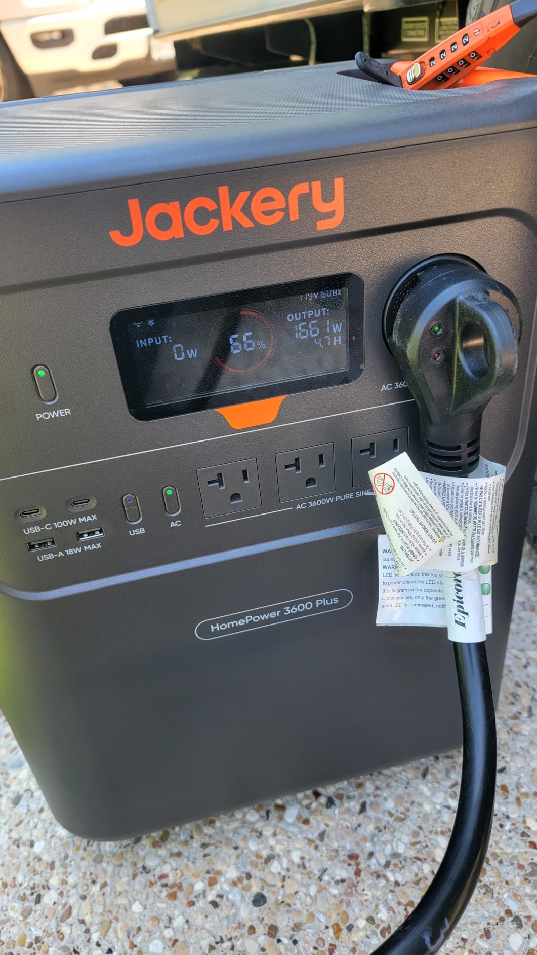 Jackery HomePower 3600 Plus Power Station, 3584Wh, 3600W AC Output customer photo 1