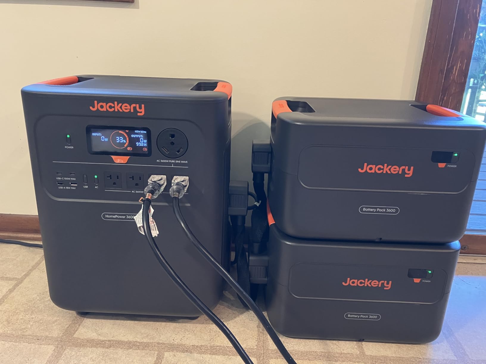 Jackery HomePower 3600 Plus Power Station, 3584Wh, 3600W AC Output customer photo 2