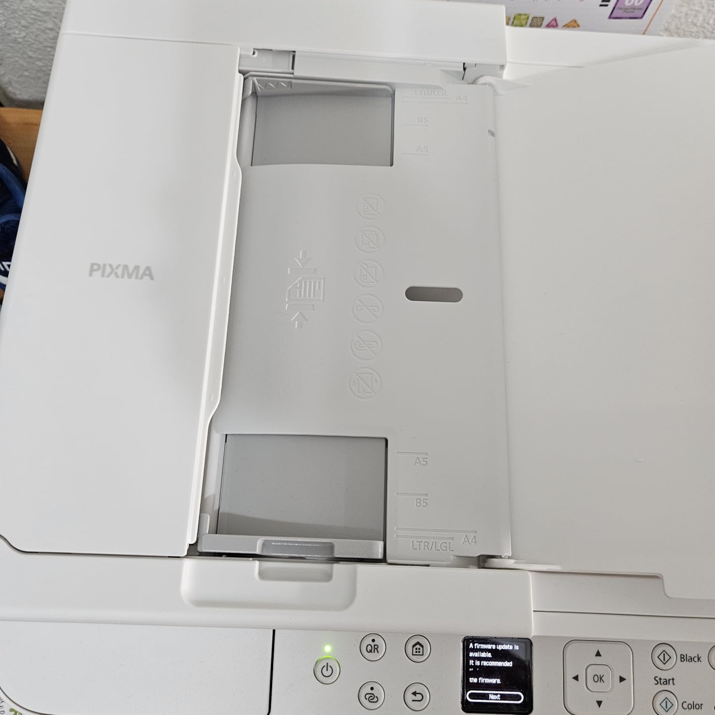 Canon PIXMA TR7120 Wireless Color Inkjet Printer, Duplex Printing, White – Home Printer with Copier/Scanner, Auto Document Feeder, Compact Design, Intuitive Control Panel customer photo 2