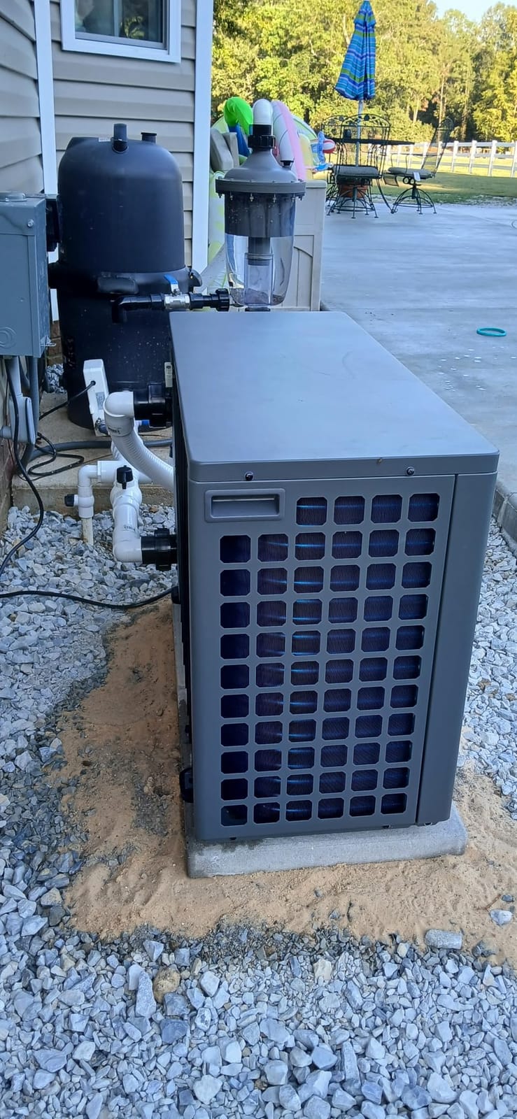 65,000 BTU Inverter Pool Heat Pump for Inground Pools 220V customer photo 1