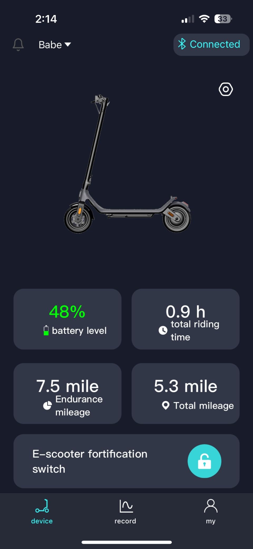MEGAWHEELS Electric Scooter,Electric Scooter Adults Teens,10in Pneumatic Tires,350/500/600W Motor,19/31 Miles Range,15.5mph E Scooter with Smart APP Control for Commuting, Outdoor, Short Travel Gift customer photo 2