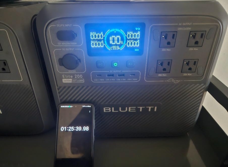 BLUETTI Elite 200 V2 Solar Generator & 2x200W Solar Panel Included 2073.6Wh customer photo 2