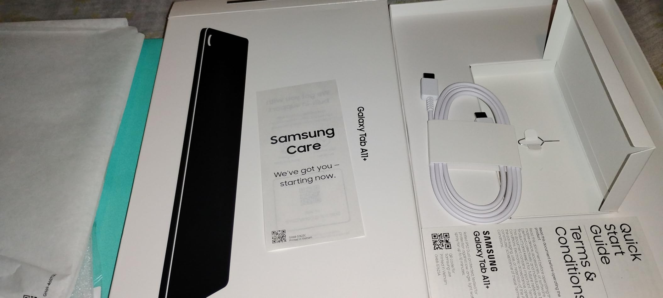 Samsung Galaxy Tab A11+ 8GB RAM, 256GB Storage, AI Assist, Slim Light, Gray customer photo 2