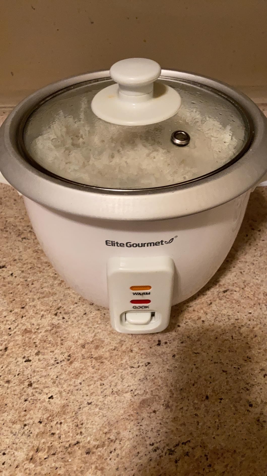 Elite Gourmet ERC003BX Rice Cooker, Keep Warm, Black, 6 Cups Cooked customer photo 2