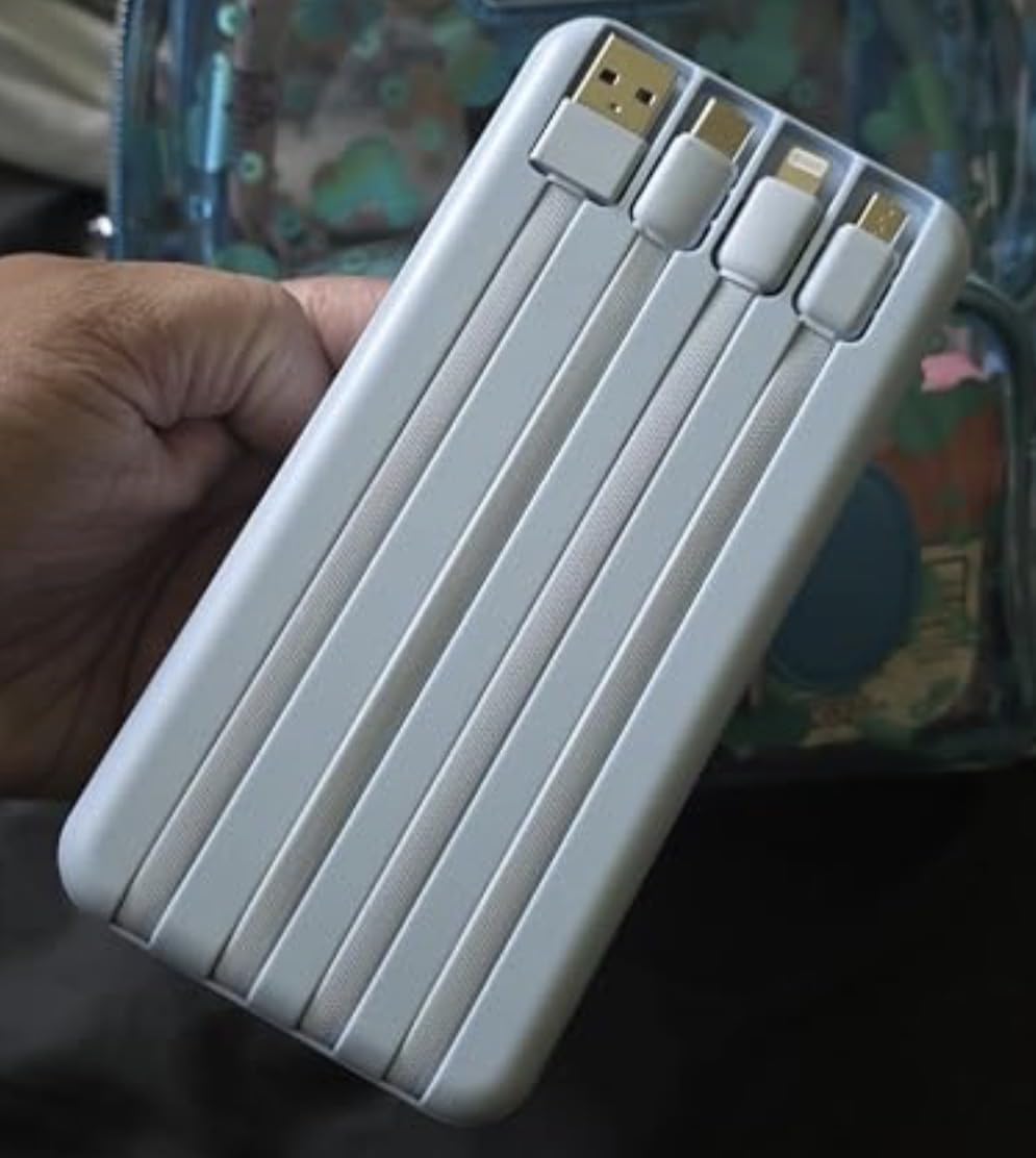 50000mAh Portable Charger, Built-in 4 Cables,22.5W Fast Charging Power Bank customer photo 2