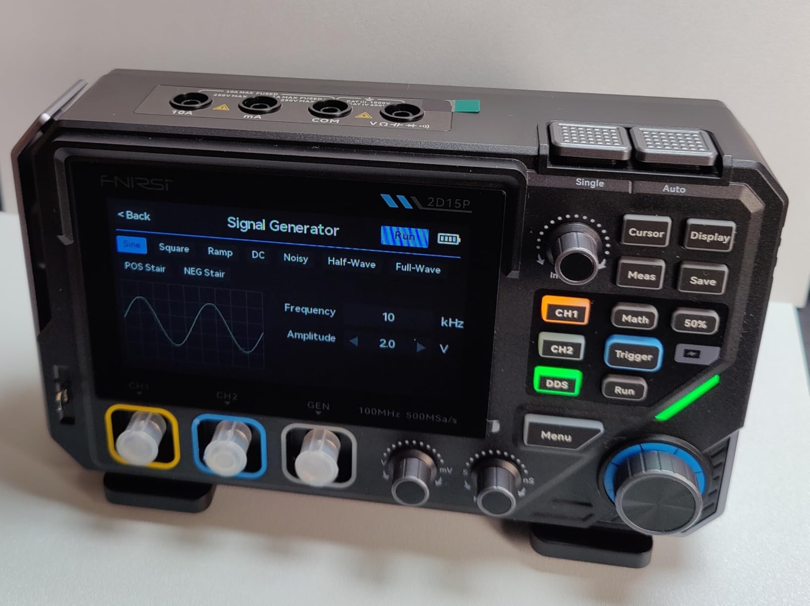 FNIRSI 2D15P 100MHz 3-in-1 Oscilloscope Multimeter DDS Signal Generator customer photo 2