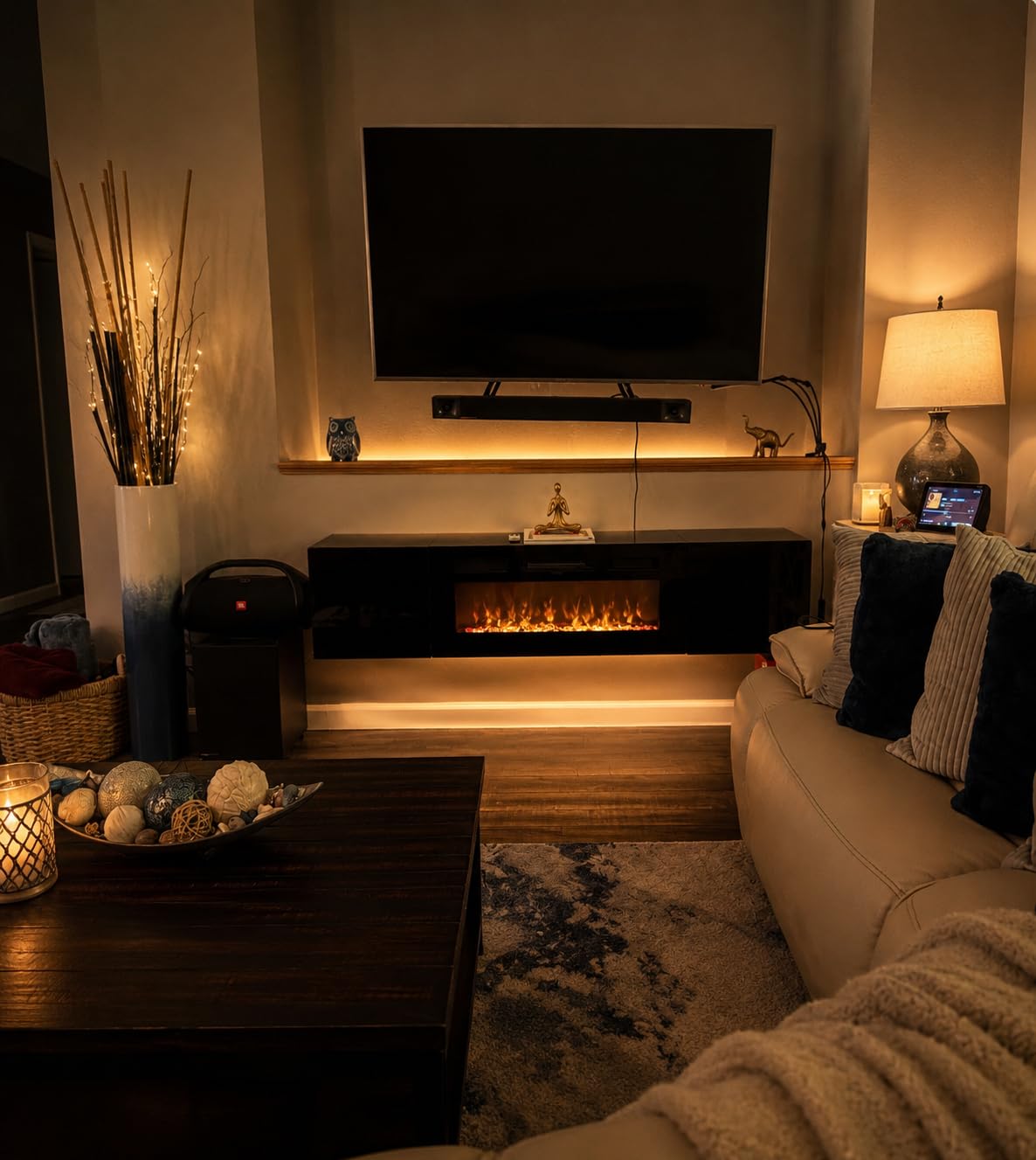 70'' Floating TV Stand with 36