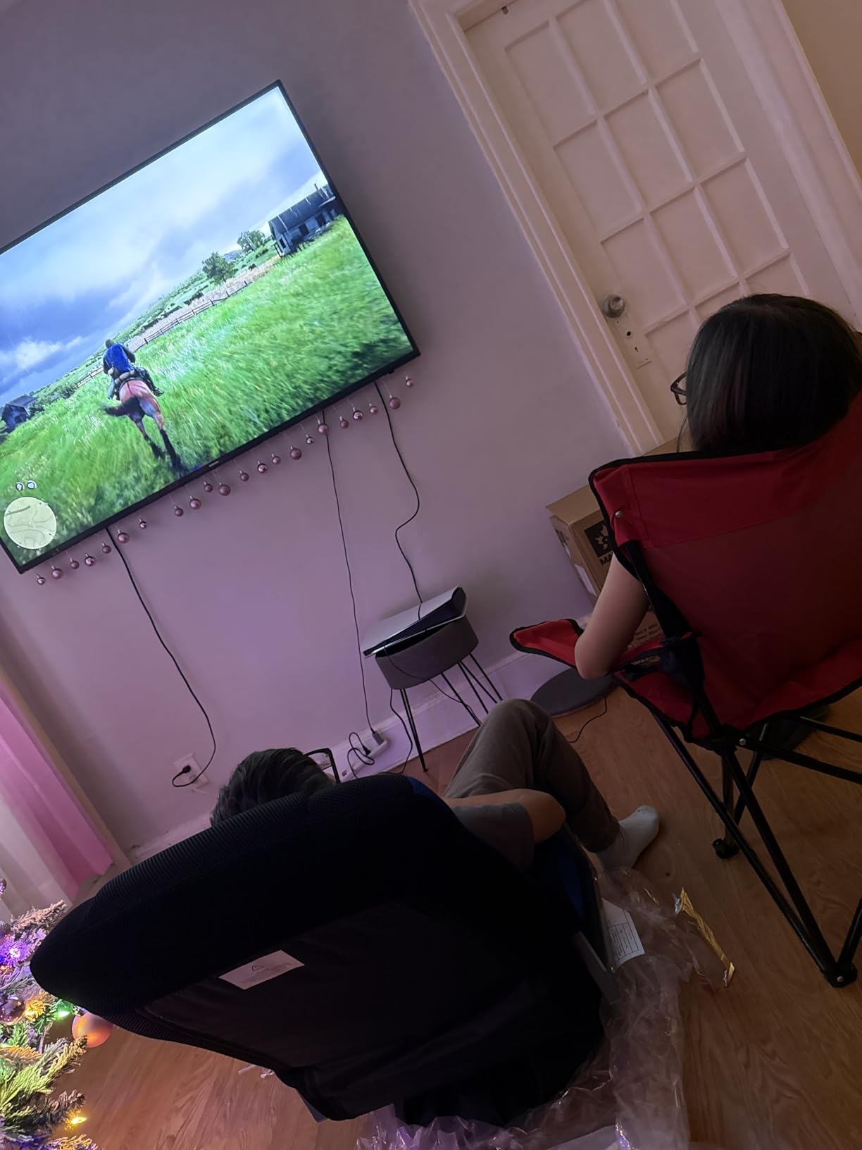 Kids Gaming Chair, Swivel Floor Video Lounger, 6 Positions, Folds to Store customer photo 1
