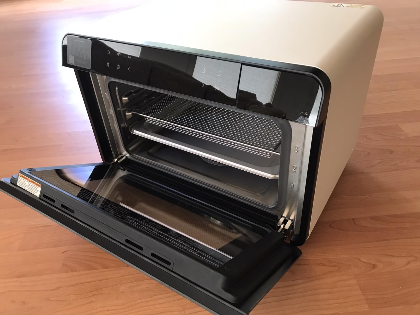 ROBAM Toaster Air Fryer Combi Oven, Countertop Steam Oven 14-in-1 with Convection Steam Roast & Bake, Multi-Stage Cooking, Self-Clean, 7 Modes, 30 Built-In Recipes, for Kitchen Pizza Baking (Green) customer photo 2