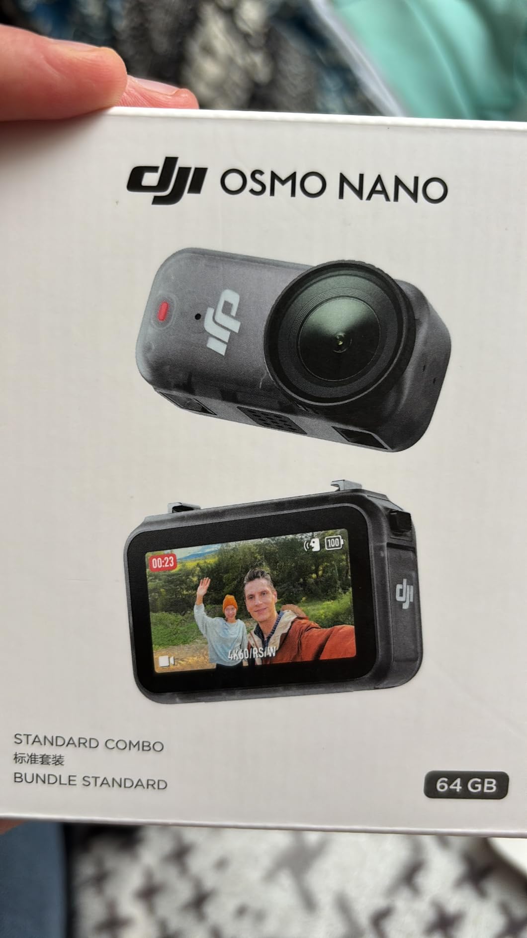 DJI Osmo Nano Vlog Combo (128GB), 4K Wearable Camera, Mic Mini TX Black customer photo 1
