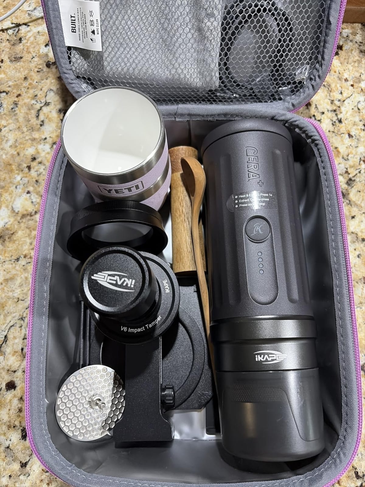 IKAPE Newly KAPO K2 Portable Espresso Machine with Bl uetooth APP Connect & 51mm Bottomless Basket, Electric Coffee Maker 20 Bar Pressure, for Home, Travel, Camping customer photo 2