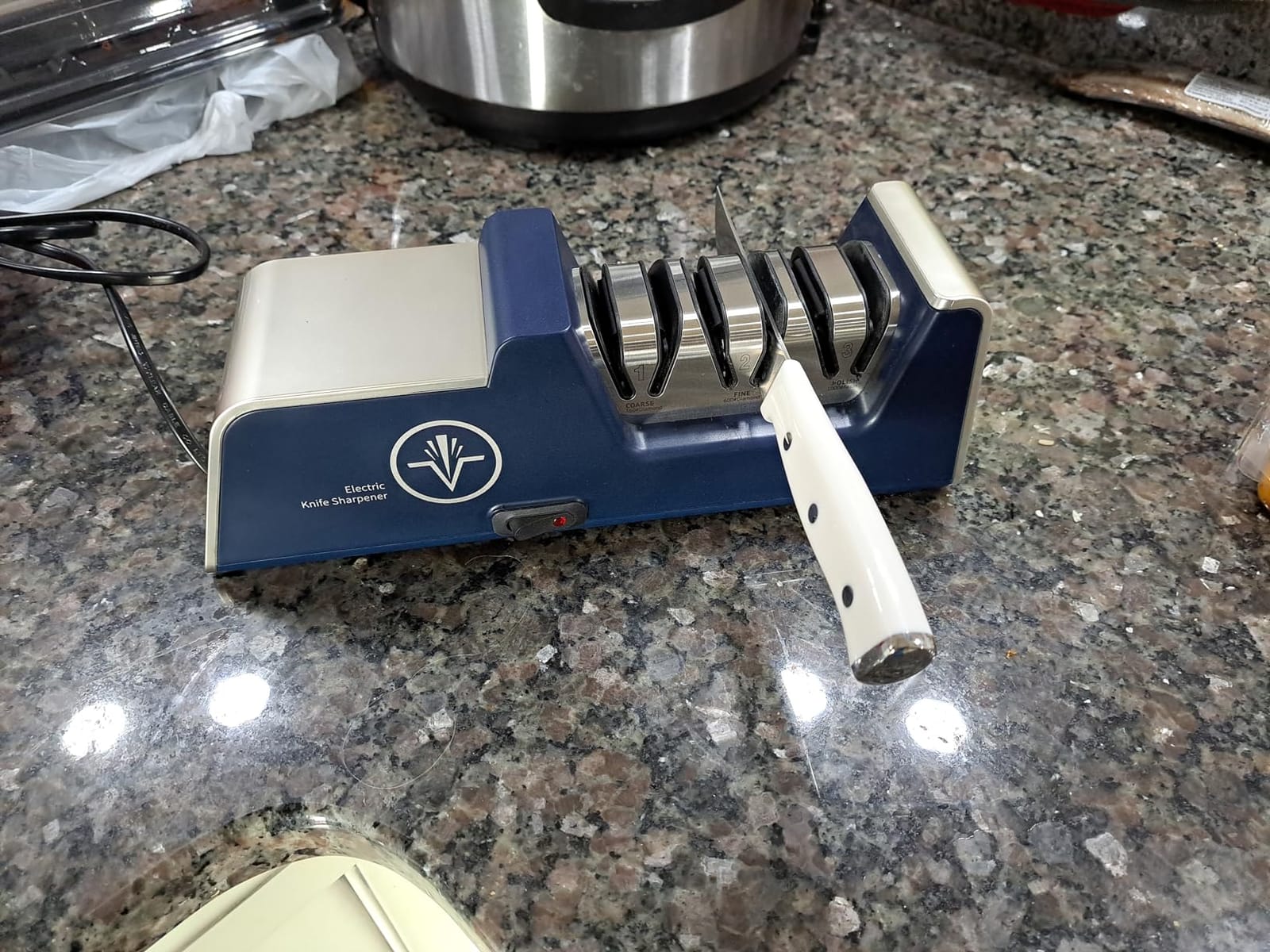 VIDOME Professional Electric Knife Sharpener, Champagne Gold customer photo 2