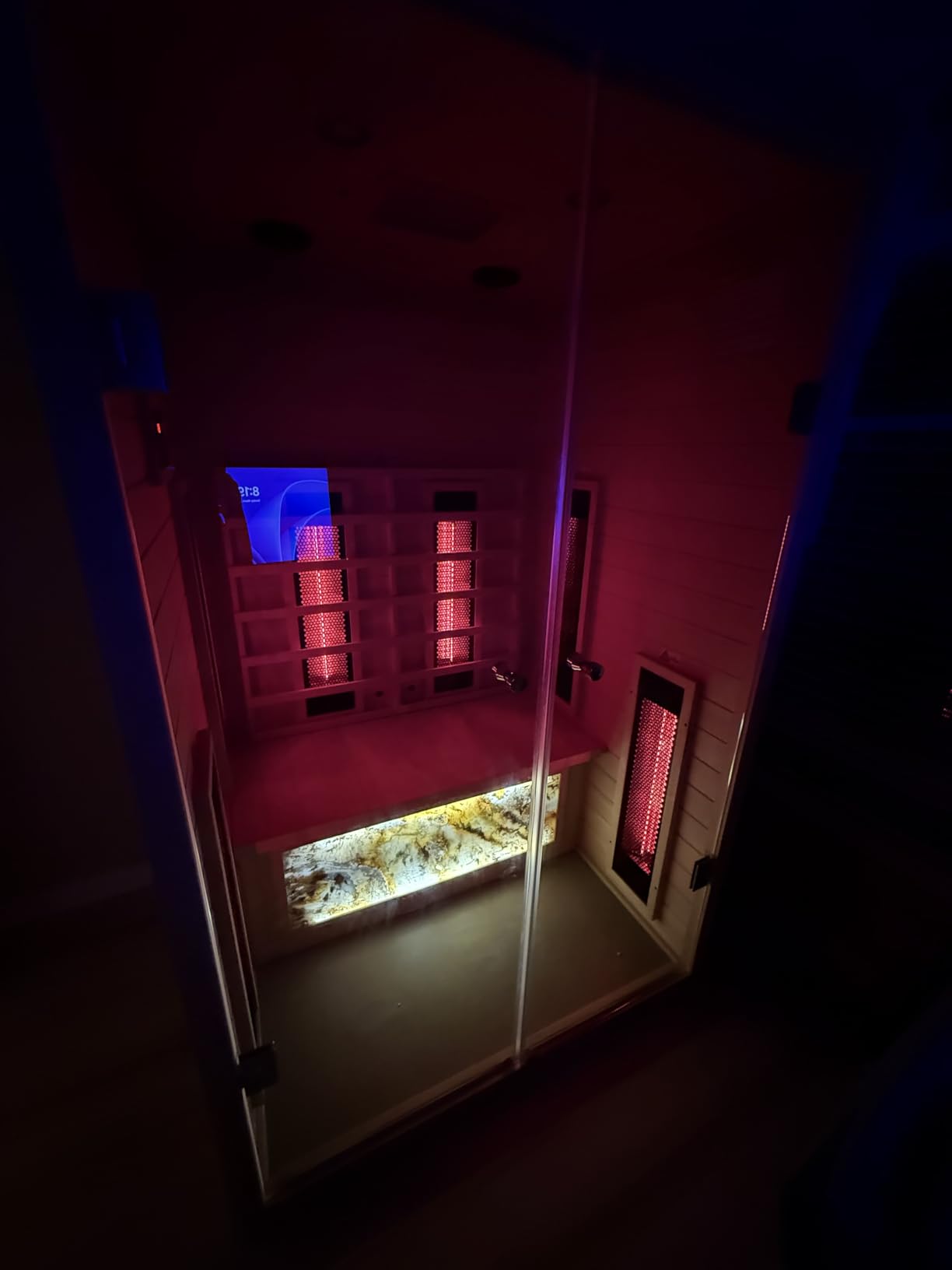 Ceramic Infrared Sauna 2 Person Infrared Sauna w/Red Light Therapy customer photo 1