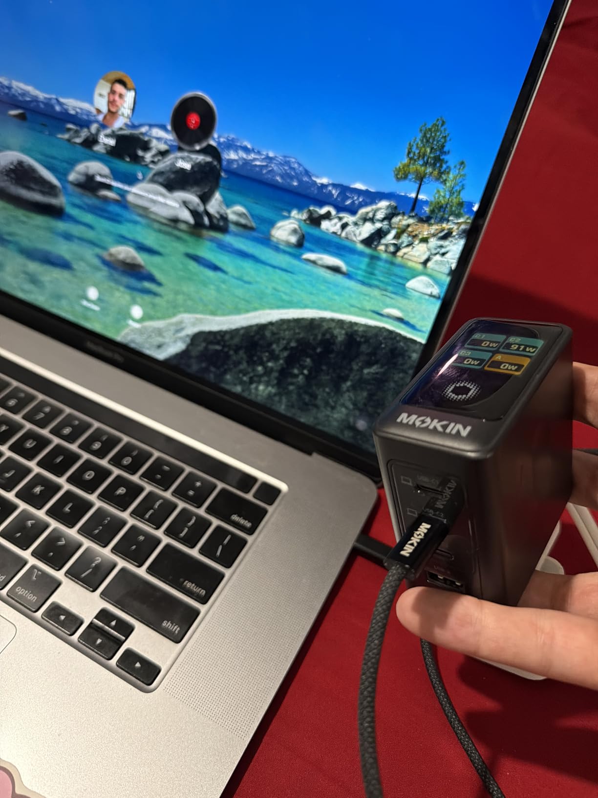 MOKiN 140W USB C Charger, 4-Port Smart Display GaN Fast Charger for MacBook customer photo 2