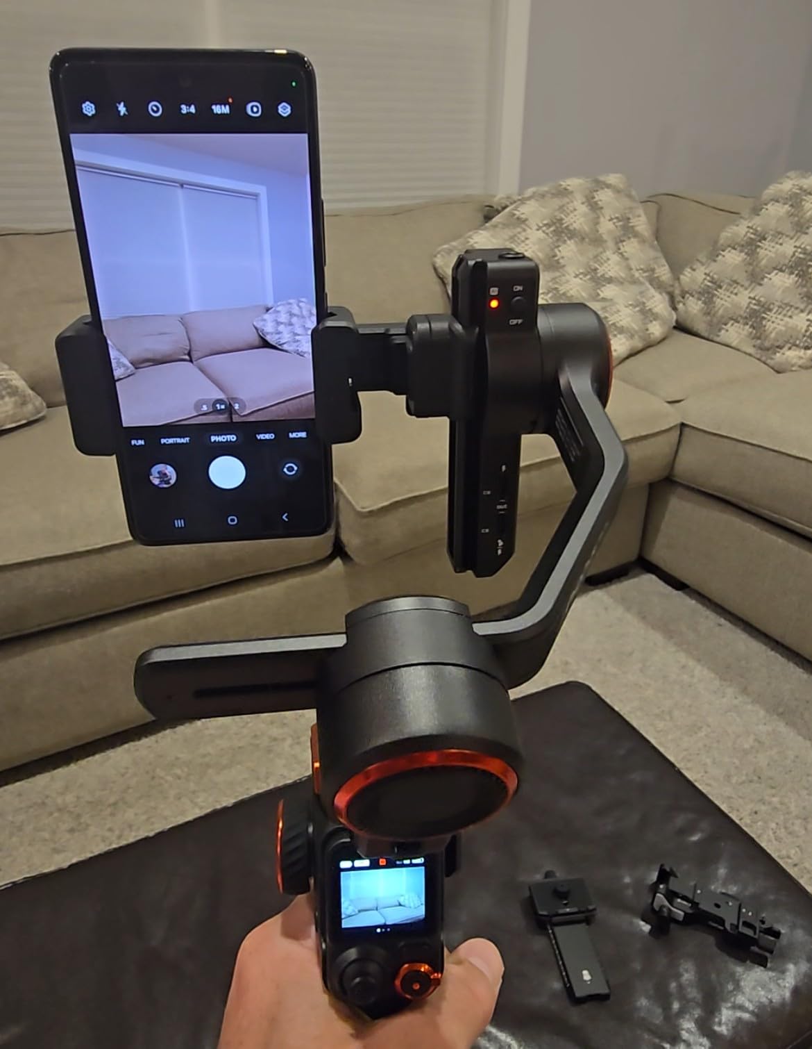 hohem iSteady MT3 Pro Camera Stabilizer with AI Tracking, 4-in-1 Gimbal for Mirrorless/Compact/Action Camera & Smartphone, 1.4