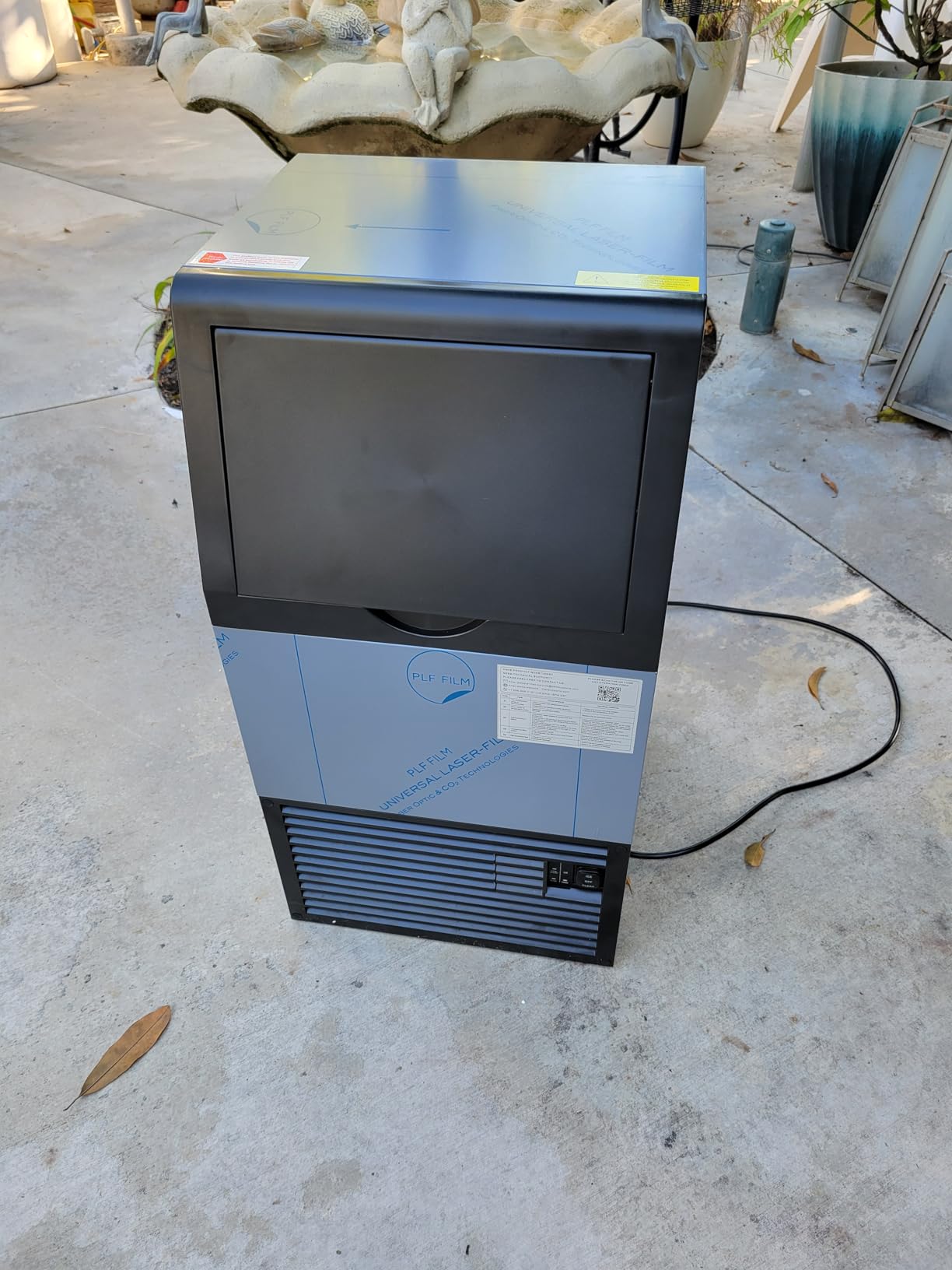 Mojgar Commercial Ice Maker Machine, 100lbs/24H with 18-33lbs Ice Storage customer photo 2