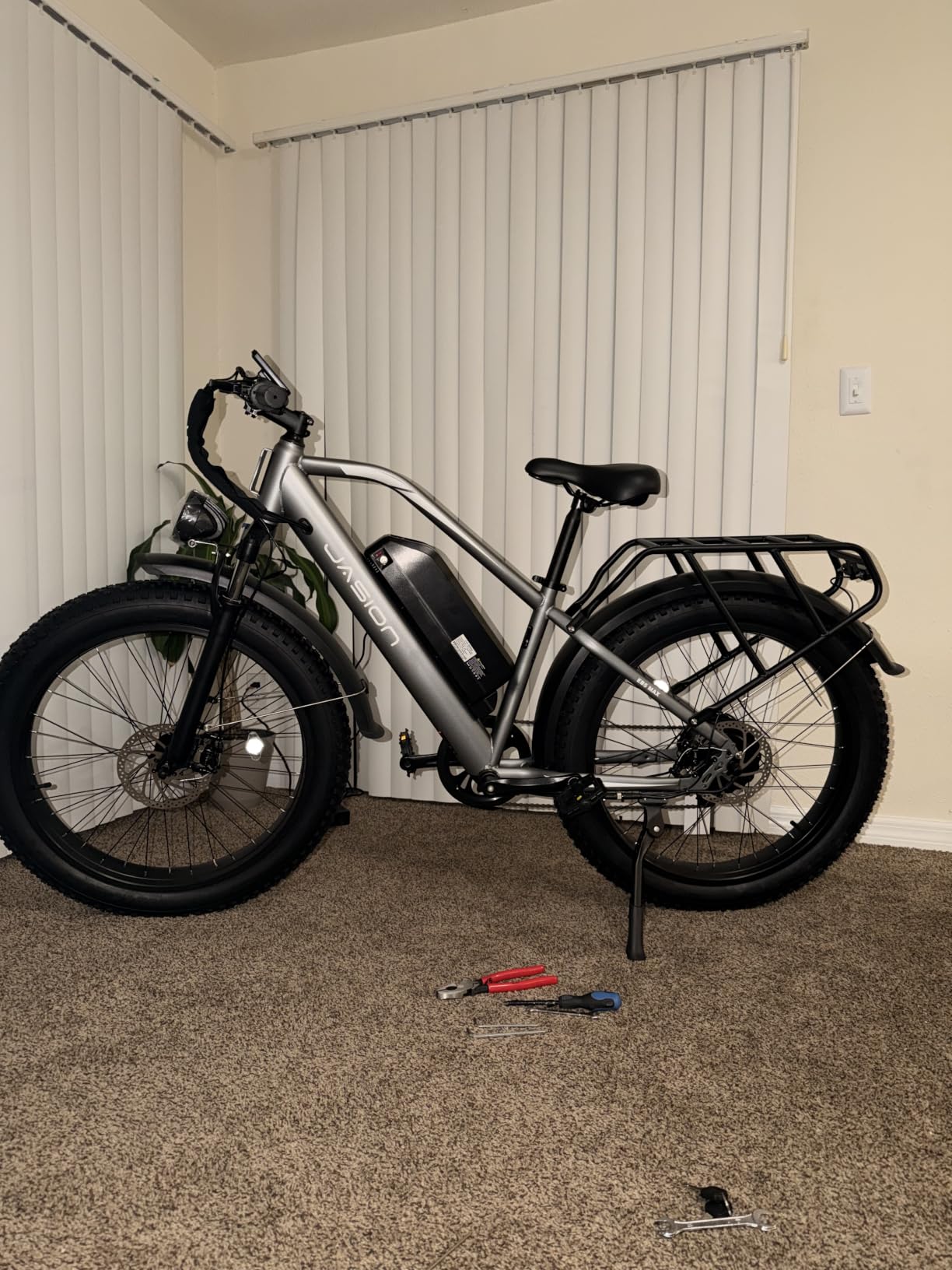 Jasion EB5 MAX Electric Bike for Adults 2000W Peak Motor, 48V 15Ah Battery customer photo 2