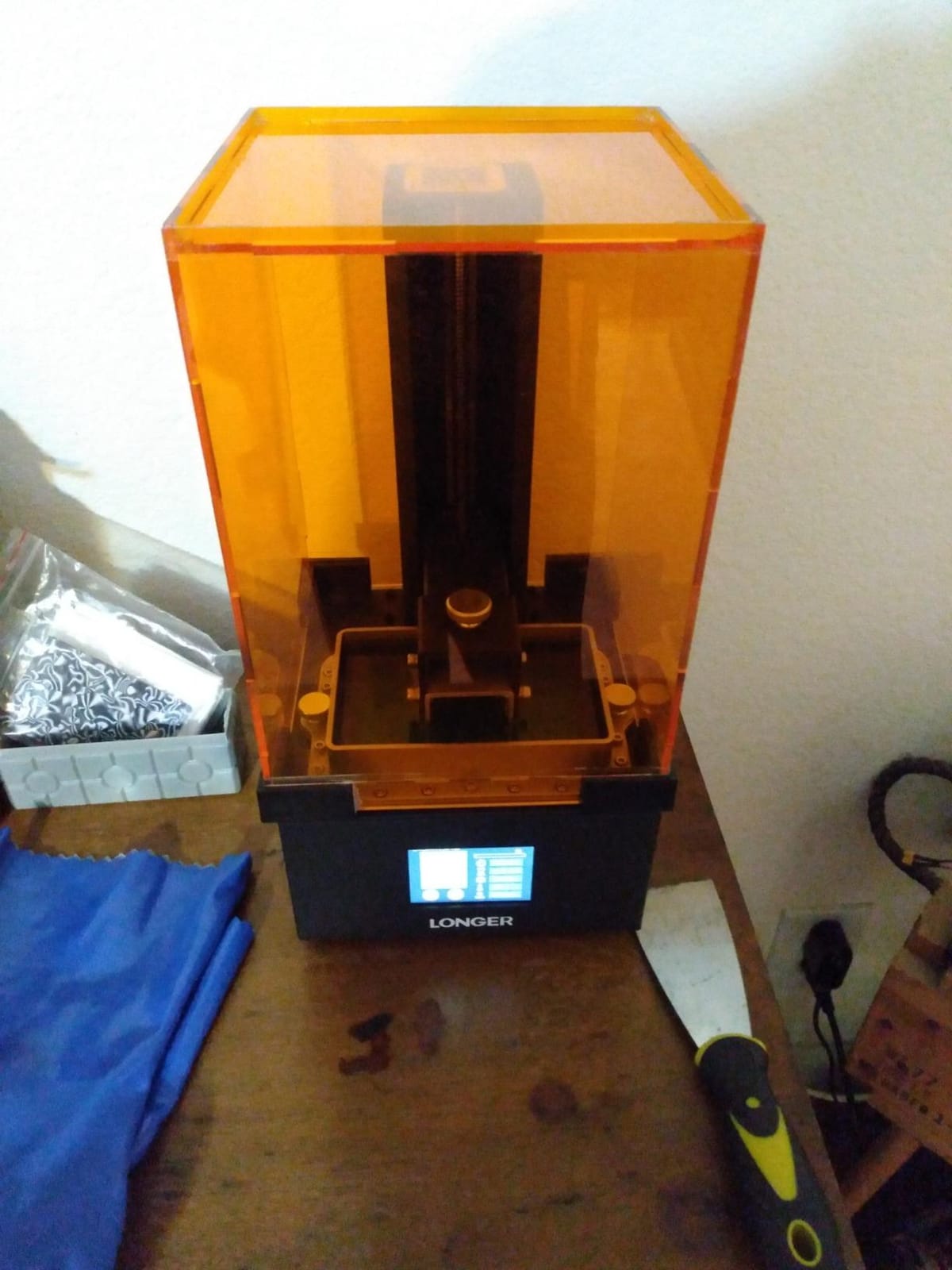 LONGER LK10 3D Printer, Auto Bed Leveling, 500mm/s High-Speed Printing, 300°C Direct Drive Extruder, CoreXY All-Metal Frame, 225x225x265mm Build Volume, Equipped with 4.3-Inch Touchscreen customer photo 1